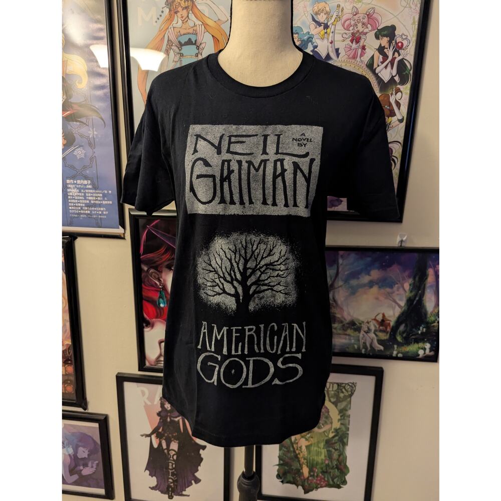 Out of Print American Gods T Shirt Sz S